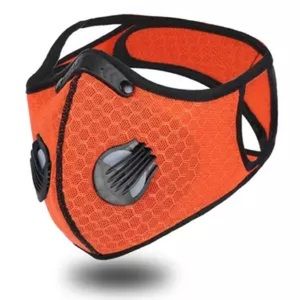 Orange Breathable Cycling Mask